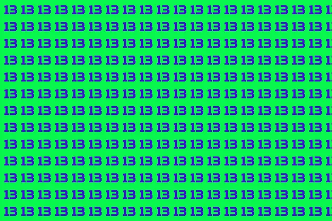 Быстрая проверка зрительного восприятия: найдите число 31