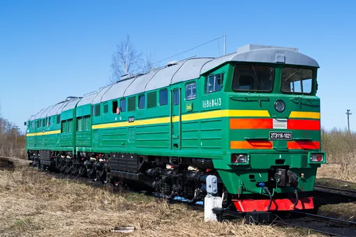 2TЭ116 Серийный (поздний) 2TЭ116-1021, выпущенный в 1985 году