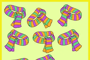 Мини-тест на внимательность: найдите лишний шарф Мини-тест на внимательность: найдите лишний шарф