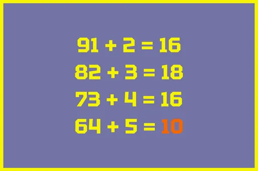 Ответ на головоломку