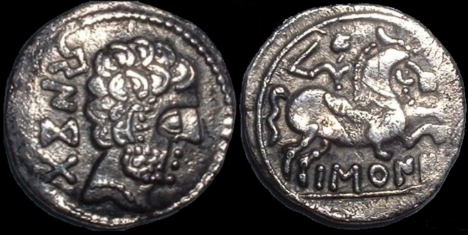 Latin alfabesinde yazıtlarla 2. yüzyıla ait Bask sikkeleri