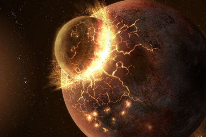 Луна образовалась в результате столкновения Земли с неизвестной планетой: новые доказательства старой теории