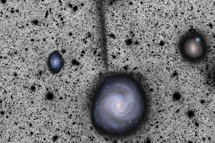 У галактики, которую астрономы знают 200 лет, вдруг нашли «хвост» У галактики, которую астрономы знают 200 лет, вдруг нашли «хвост»