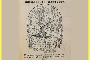Старинная визуальная головоломка для тех, кто дружит с логикой: сможете найти на картинке двух скрытых кенгуру?