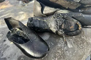 Загадка: на пляж в Уэльсе выбросило более 400 пар башмаков викторианской эпохи
