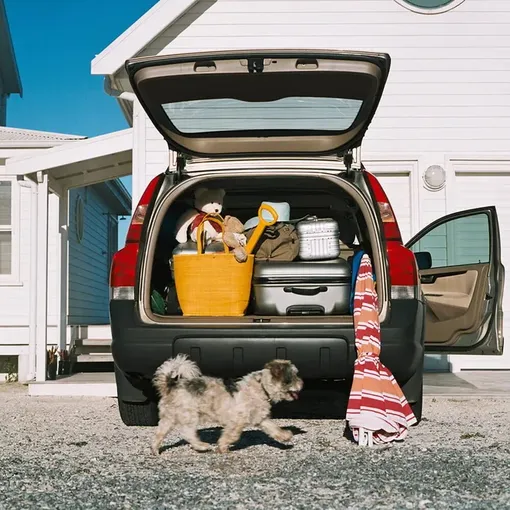 полный багажник вольво