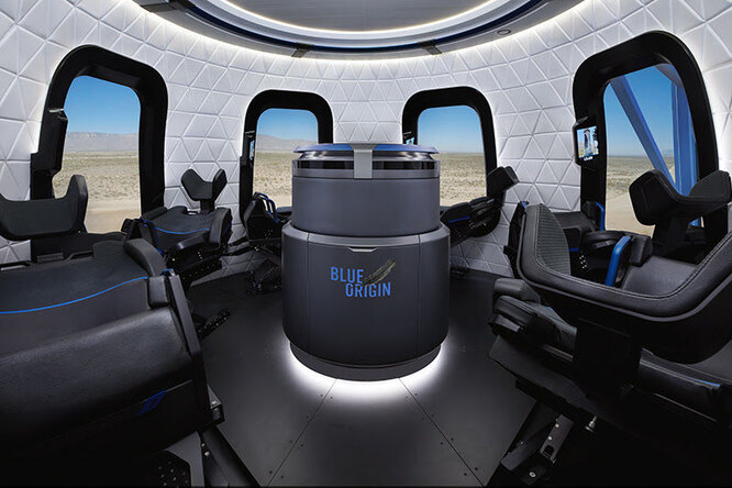 Космическая туристическая капсула Blue Origin: взгляд изнутри Космическая туристическая капсула Blue Origin: взгляд изнутри