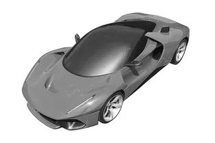 Ferrari запатентовала таинственный гиперкар Ferrari запатентовала таинственный гиперкар