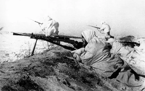 Советские войска в бою за Москву в 1941 году