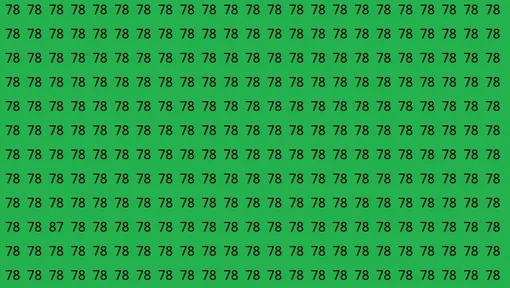 Найдите число 87 Найдите число 87