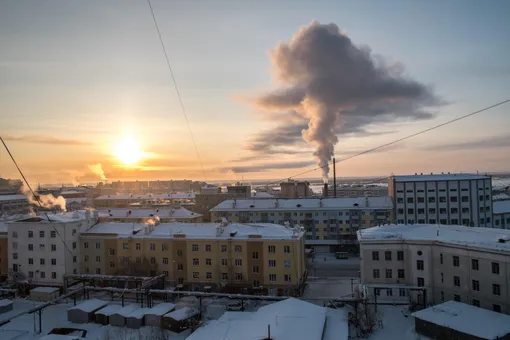 Якутск, вид на город Якутск, вид на город