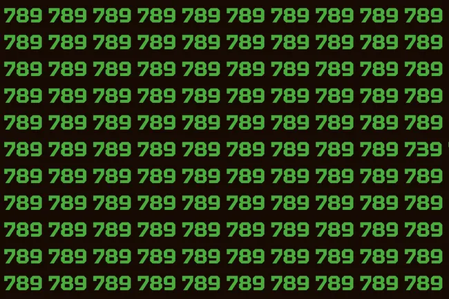 Зрительный тест на 10 секунд: найдите число 739