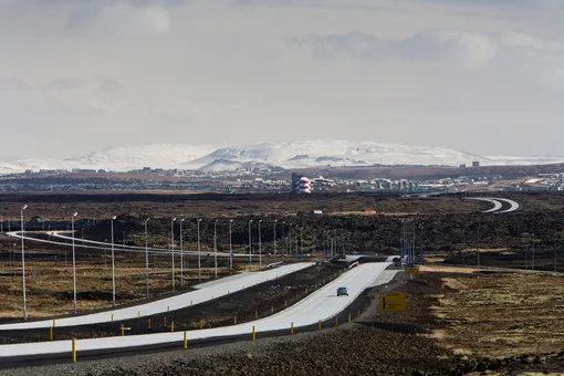 Дорога в Исландии Дорога в Исландии