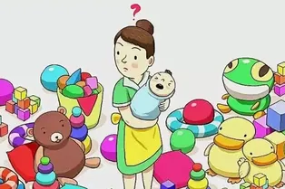 Картинка-головоломка: помогите няне найти соску