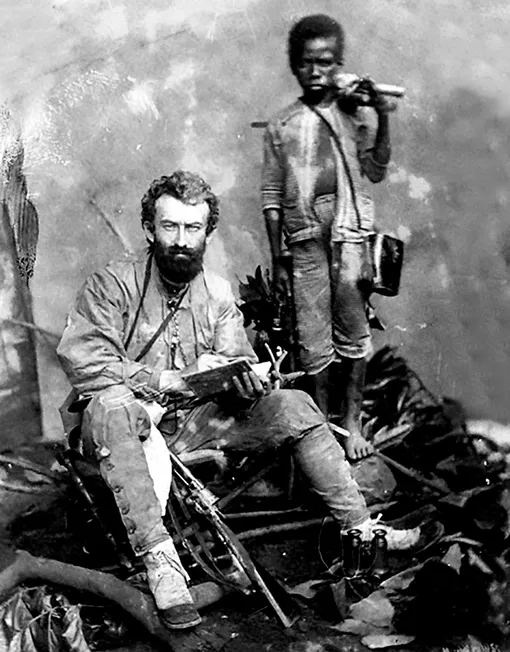 Миклухо-Маклай с папуасом Ахматом