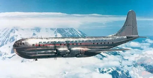 boeing stratocruiser in flight
