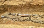 В японском кургане IV века найден 2,3-метровый меч. Использовался ли он в бою?