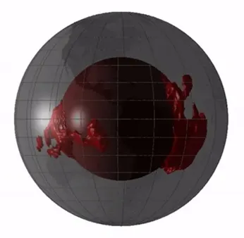 Структуры на границе внешнего ядра и мантии.