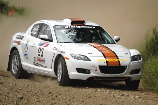 Mazda RX-8 rally car