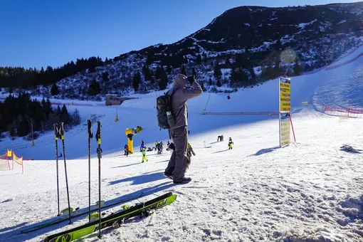 горнолыжная трасса наблюдатель