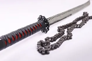 Как выковать катану из цепи от мотоцикла: работа мастера-оружейника