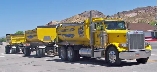 transfer dump truck