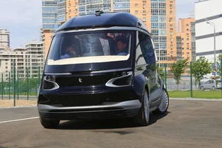 КамАЗ показал беспилотный электрический автобус
