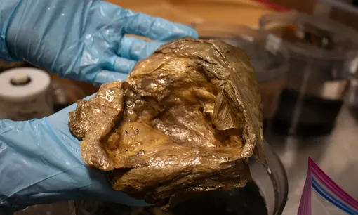 Золотой шар со дна океана