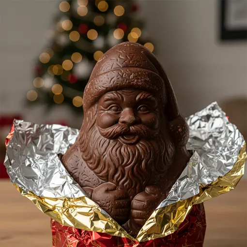 Шоколадный дед Мороз