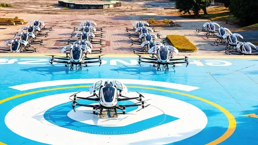 ehang flying taxis