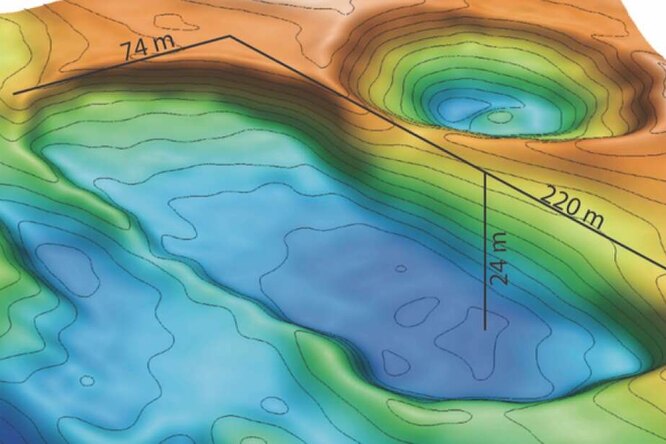 На морском дне Арктики найдены гигантские кратеры и холмы — результат таяния вечной мерзлоты