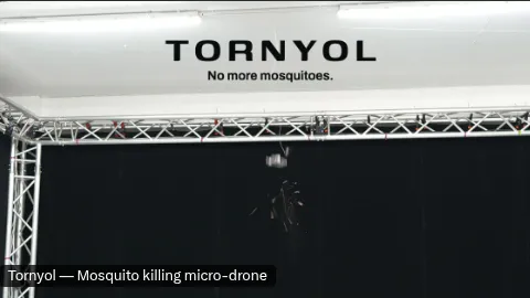 tornyol mosquito killing micro-drone