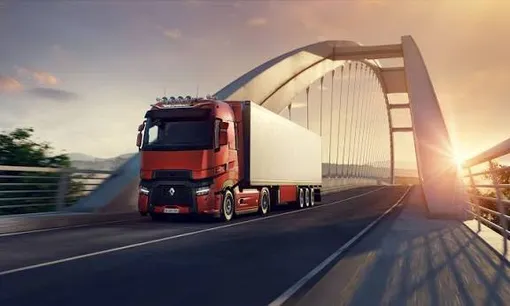 a truck on a bridge a truck on a bridge