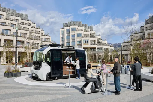 микроавтобусов с автономным управлением Toyota e-Palette