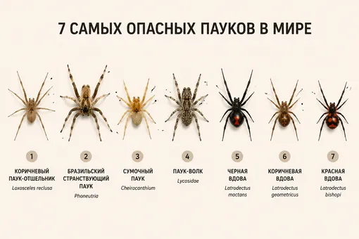 Самые ядовитые пауки в мире Самые ядовитые пауки в мире