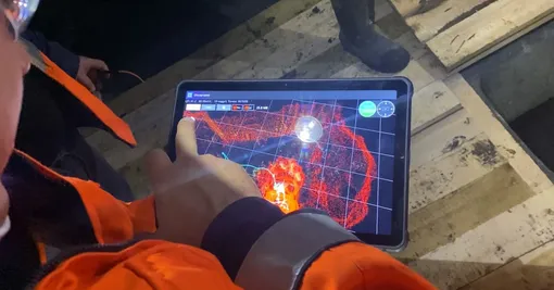 управление дроном-инспектором в шахте