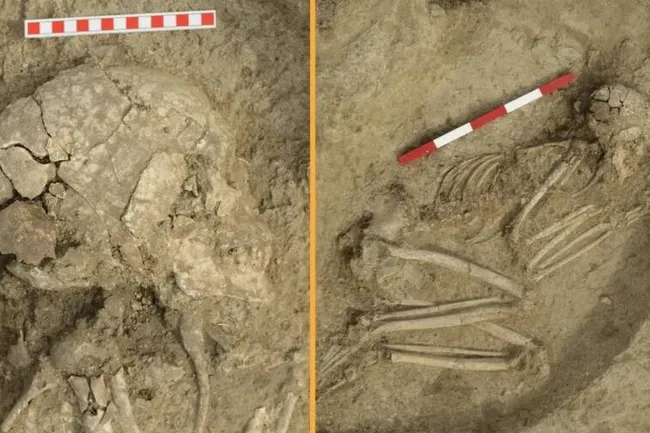 В Болгарии нашли древний скелет мальчика, который пережил атаку льва