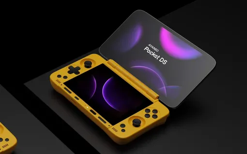 Портативная консоль для игр с Android и двумя экранами Портативная консоль для игр с Android и двумя экранами
