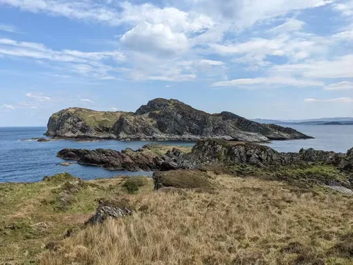 Удаленные острова Гарвеллах у западного побережья Шотландии.