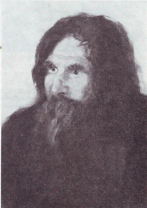 Крестьянин, этюд Васнецова для Добрыни Никитича.