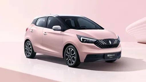 JMEV EVeasy EV3, двойник «АмберАвто А3» вид спереди