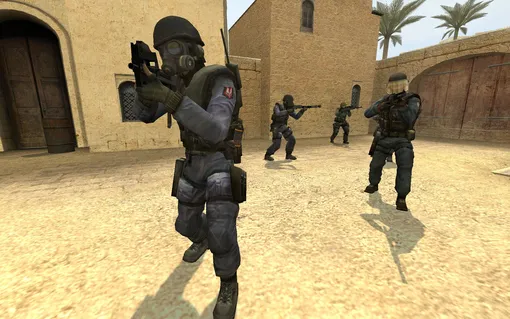 Скриншот из первого Counter-Strike от Valve