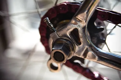 rear hub on single speed bicycle