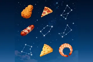 Сосиска в тесте, мини-пицца, куриный наггетс и еще три новых созвездия, обнаруженных британским астрономом