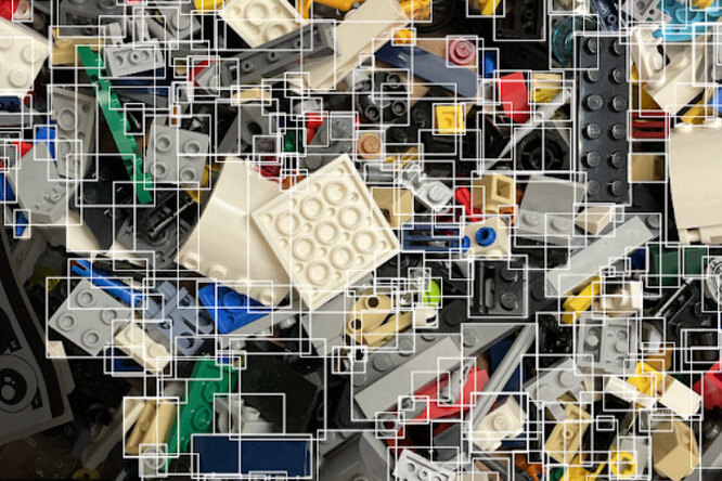 Узнайте, что можно построить из вашего Lego, просто рассыпав его на полу