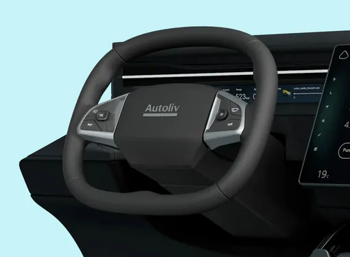 убираемое рулевое колесо autoliv для беспилотных авто