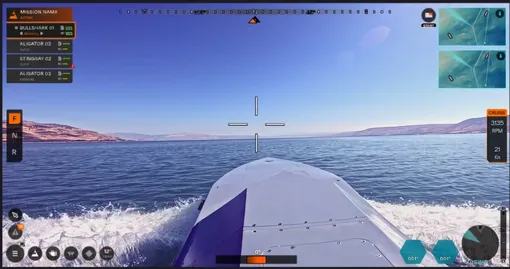 Vera™ — это программируемое командное ядро, встроенное в каждое судно, которое отвечает за выполнение и контроль логики миссии на борту. Основанная на ROS2, Vera преобразует директивы всего флота в локальные автономные действия.