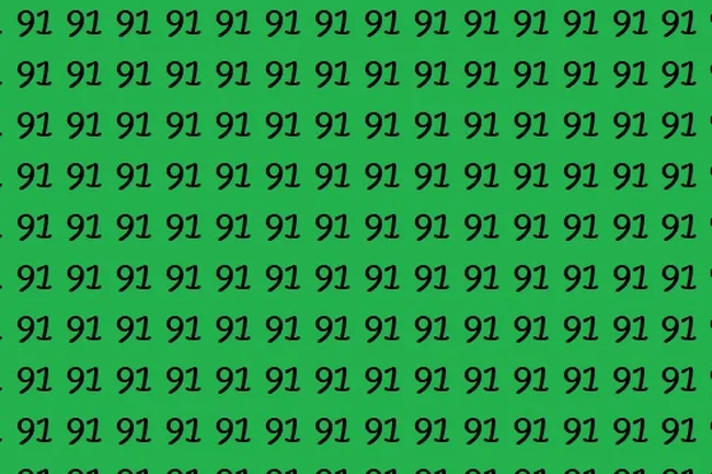 Визуальный тест: включите таймер на 19 секунд и попробуйте найти число 19