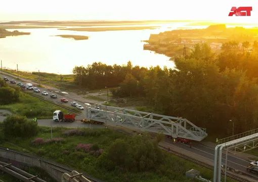 перевозка стартового стола ангара 5 перевозка стартового стола ангара 5