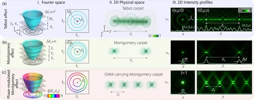 Концепция эффектов Тальбота и Монтгомери.